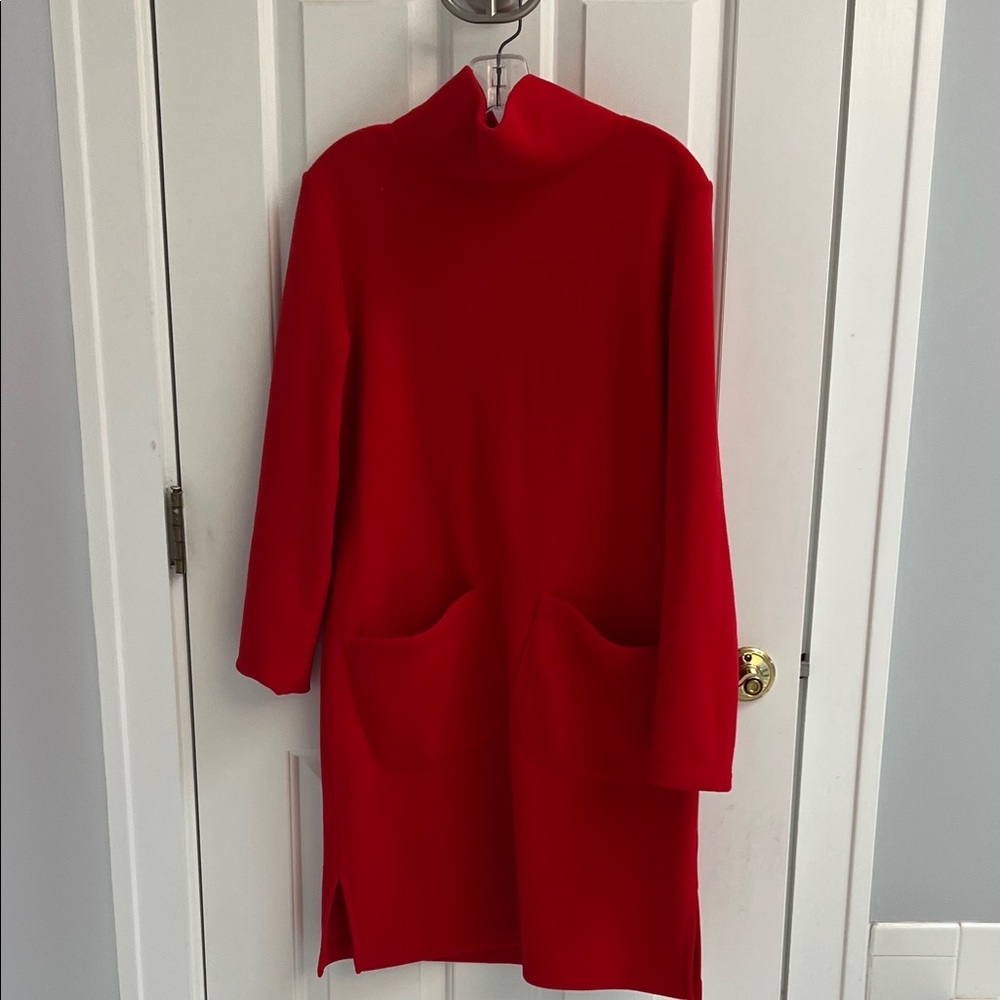 Dudley Stephens Red Long Sleeve Dress, M